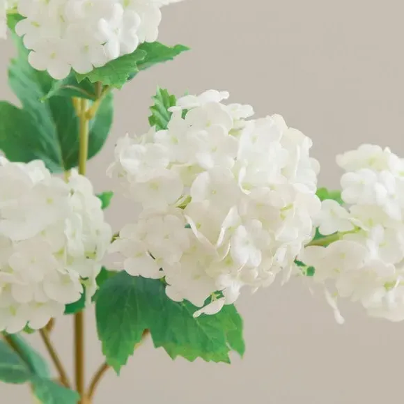 Artificial Viburnum Stem - White