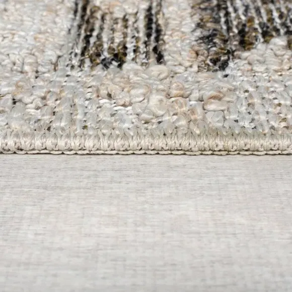 Aztec Washable Rug - Monochrome, Polyester