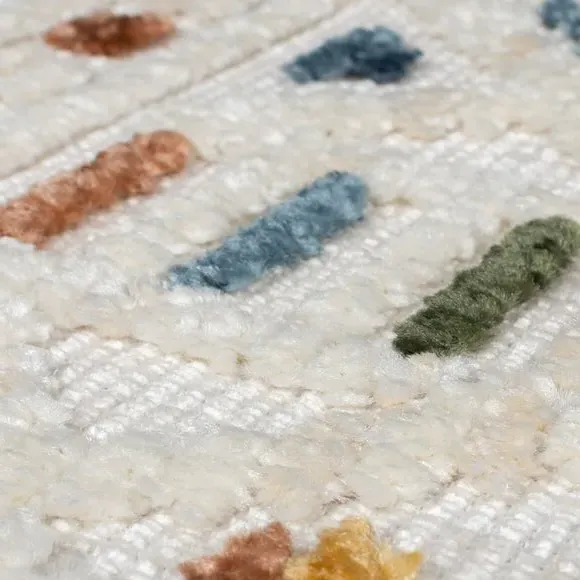 Aztec Washable Runner - Multicoloured