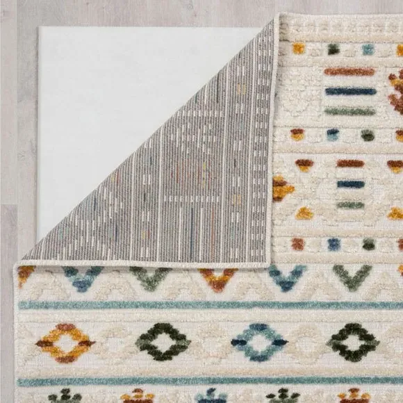 Aztec Washable Runner - Multicoloured