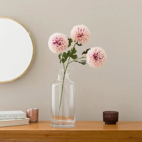 Ball Dahlia Artificial Stem - Pink image