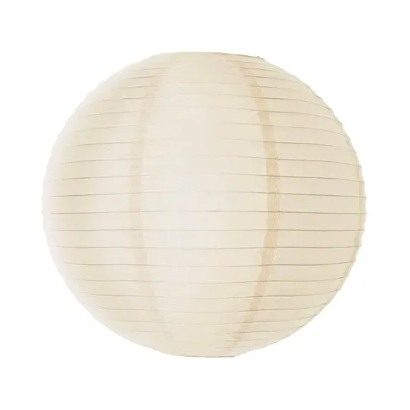 Ball Pendant Shade Easy Fit - Beige, Paper