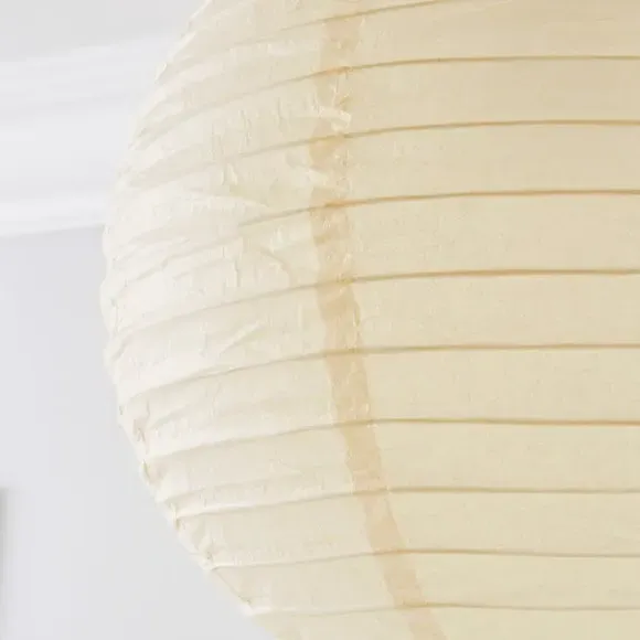 Ball Pendant Shade Easy Fit - Beige, Paper