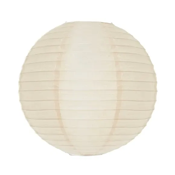 Ball Pendant Shade Easy Fit - Beige, Paper