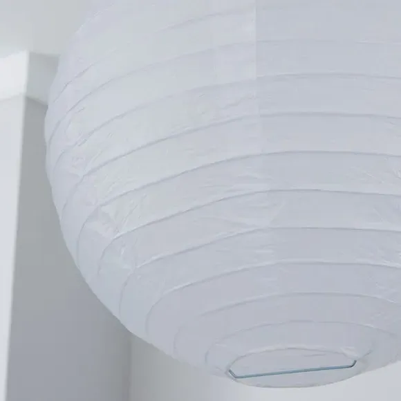 Ball Pendant Shade Easy Fit - White, Paper