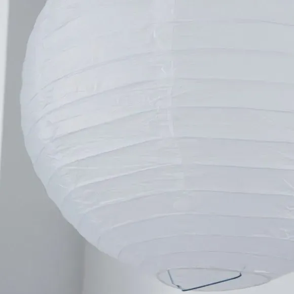 Ball Pendant Shade Easy Fit - White, Paper