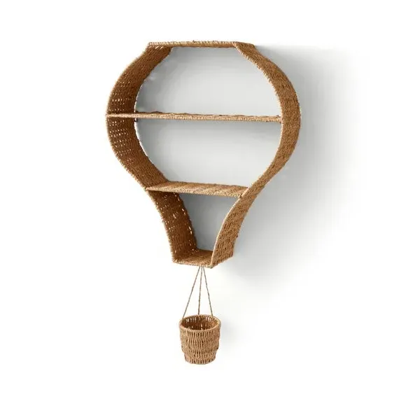 Balloon Wall Shelf - Natural Wood