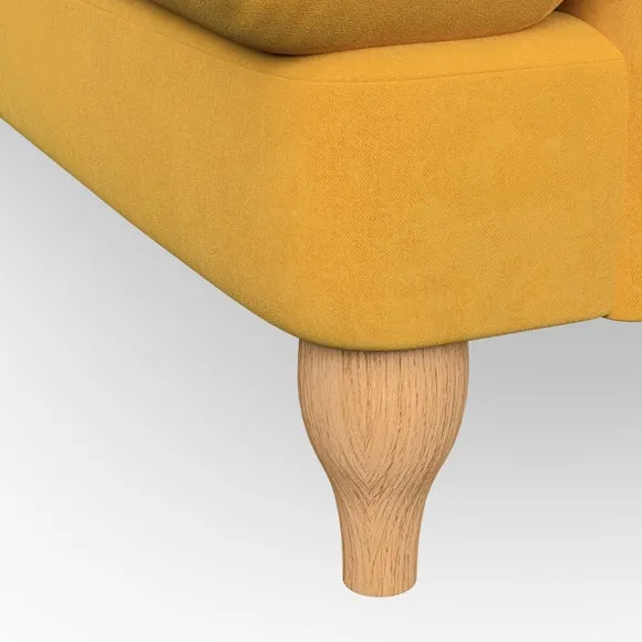 Bandaged Arm Armchair with Pleats - Gold, Velvet