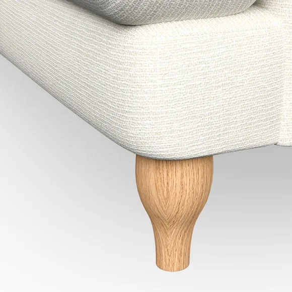 Bandaged Arm Armchair with Pleats - Ivory, Weave