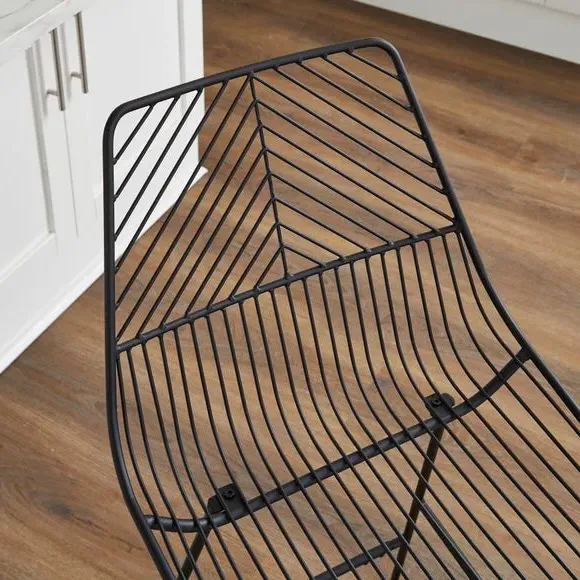 Bar Stool - Black, Metal