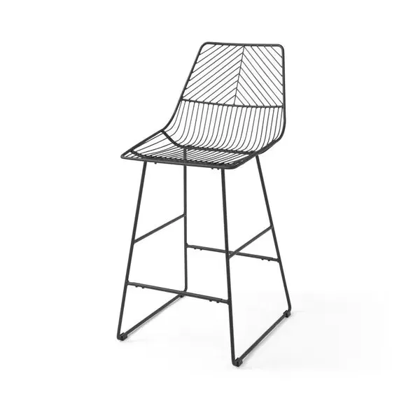 Bar Stool - Black, Metal