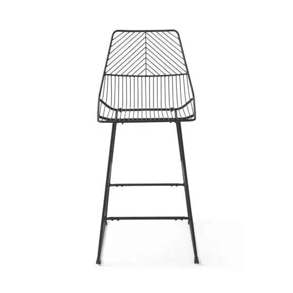 Bar Stool - Black, Metal