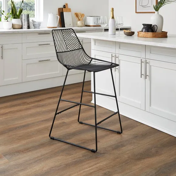 Bar Stool - Black, Metal image