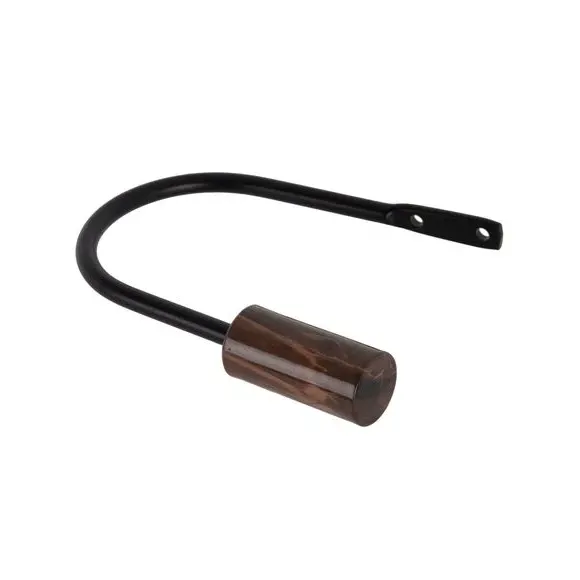 Barrel Curtain Holdbacks - Brown, Marble