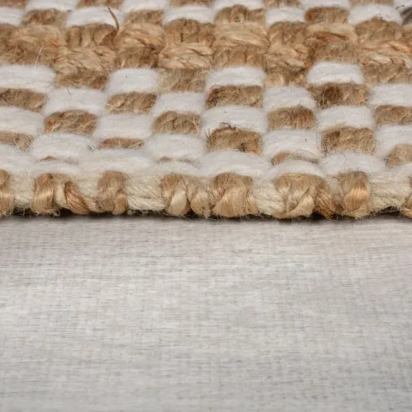 Basketweave Runner - Natural, Jute
