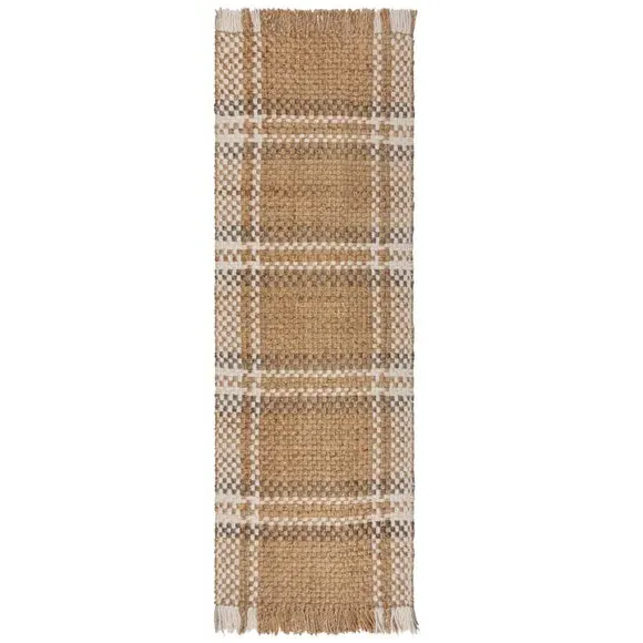 Basketweave Runner - Natural, Jute