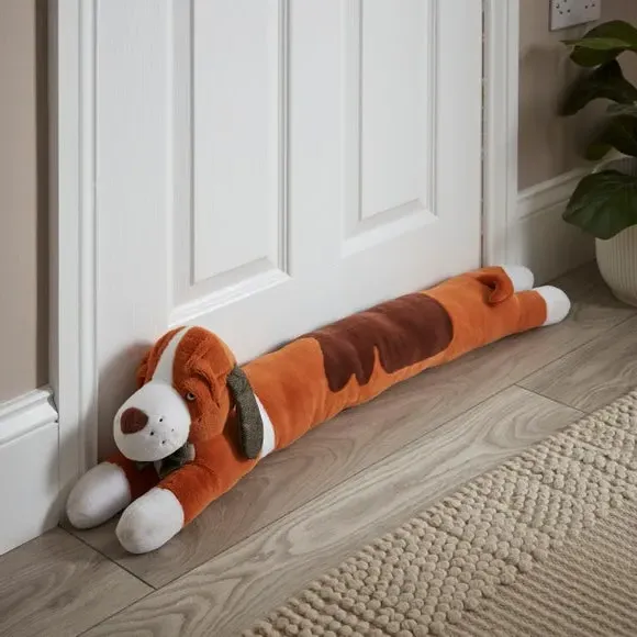 Basset Hound Draught Excluder - Multicolor, Polyester
