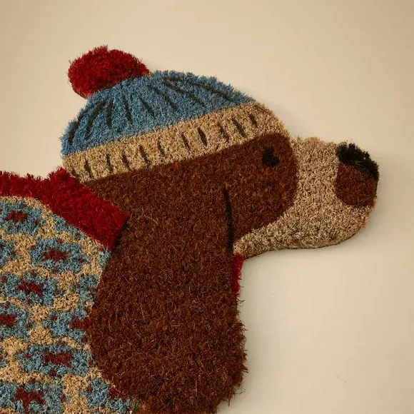 Basset Hound Outdoor Doormat - Multicolor, Coir