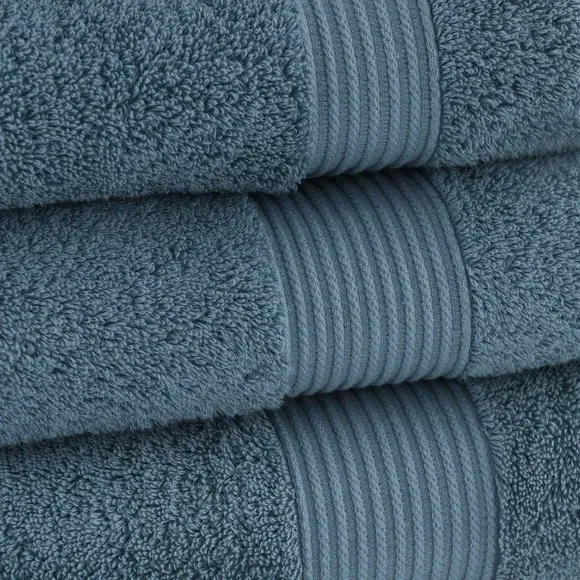 Bath Towel 600 GSM - Airforce, Egyptian Cotton