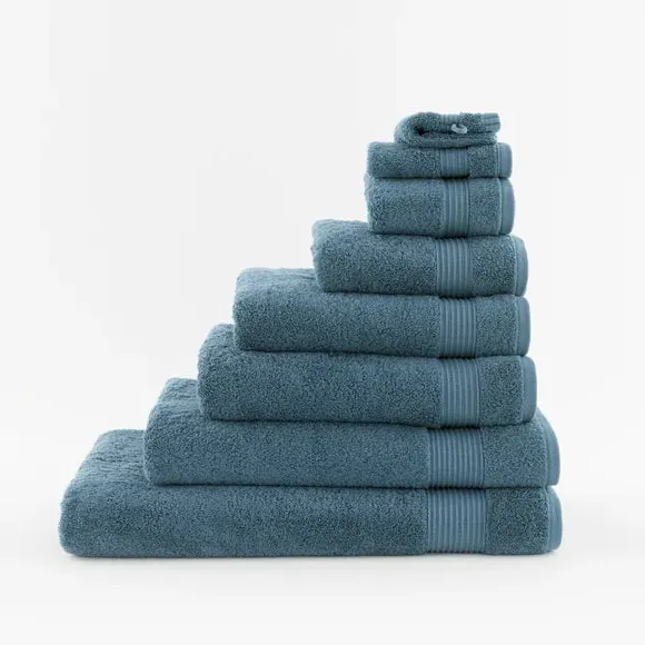 Bath Towel 600 GSM - Airforce, Egyptian Cotton
