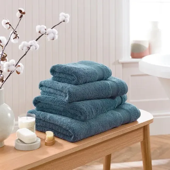 Bath Towel 600 GSM - Airforce, Egyptian Cotton image