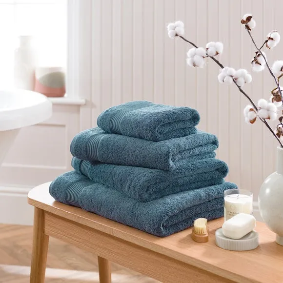 Bath Towel 600 GSM - Airforce, Egyptian Cotton