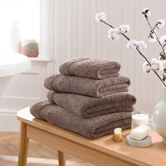 Bath Towel 600 GSM - Taupe, Egyptian Cotton