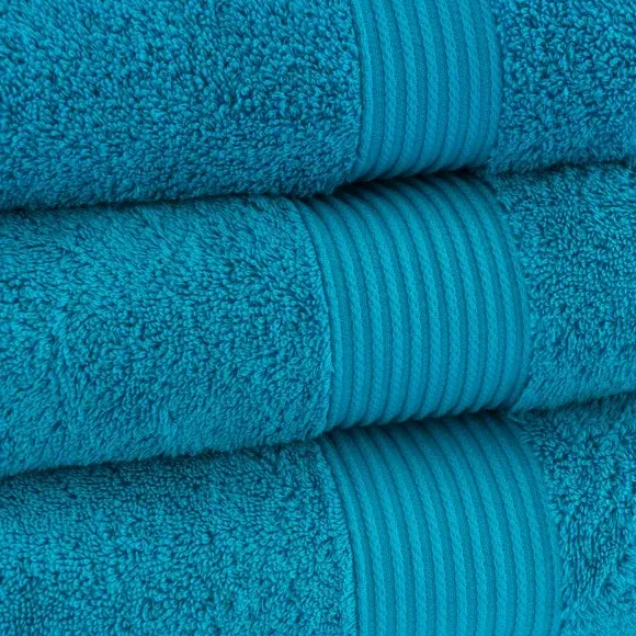 Bath Towel 600 GSM - Teal, Egyptian Cotton