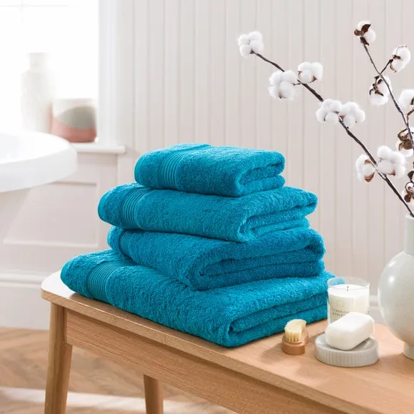 Bath Towel 600 GSM - Teal, Egyptian Cotton