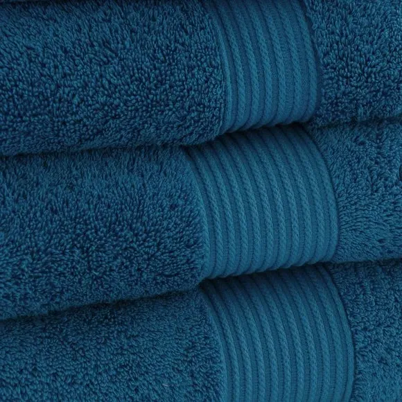 Bath Towel 600 GSM - Turkish Blue, Egyptian Cotton