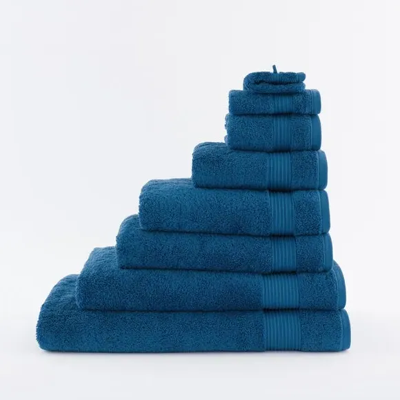 Bath Towel 600 GSM - Turkish Blue, Egyptian Cotton