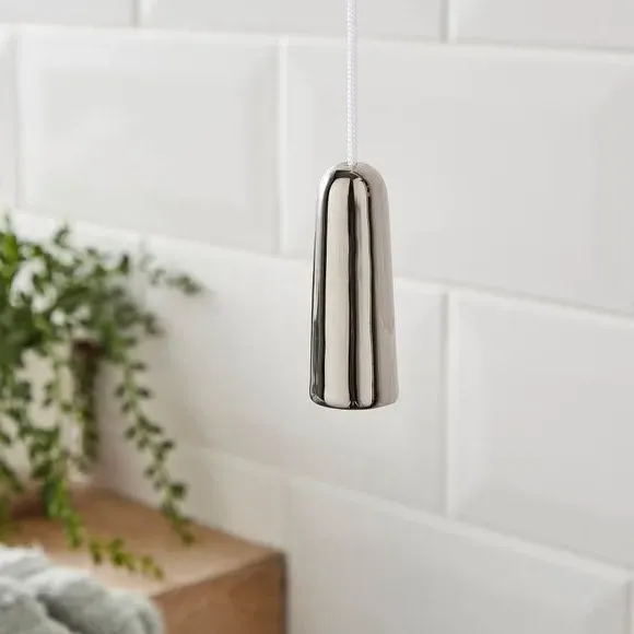 Bathroom Light Pull Switch - Chrome