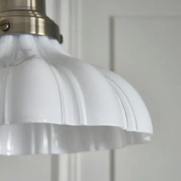 Bathroom Pendant Light - Bronze, Glass