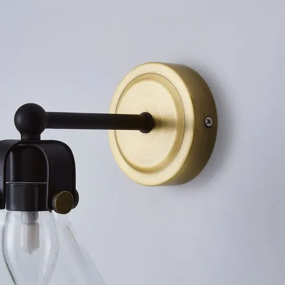 Bathroom Wall Light - Antique Brass, Metal