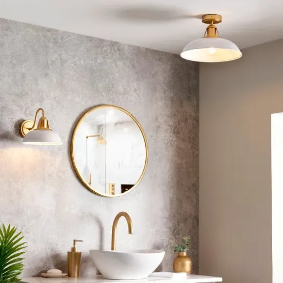 Bathroom Wall Light - White