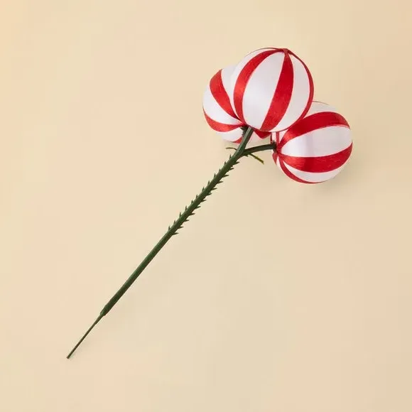 Bauble Pick with Cluster Design - Red