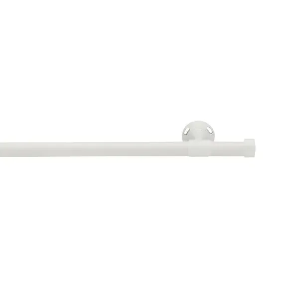 Bay Curtain Pole with Eyelet Design - White image