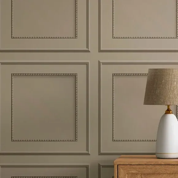 Beaded Panel Wallpaper - Natural