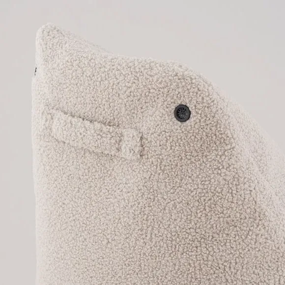 Bean Bag Chair with Refillable Fill - Natural