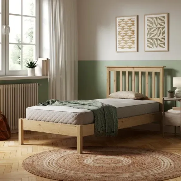 Bed Frame - Pine, Wood image