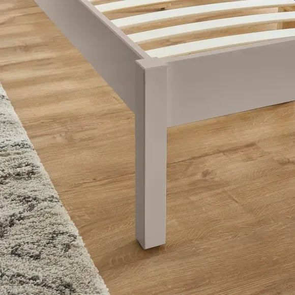 Bed Frame with Sprung Slats - Natural, Pine