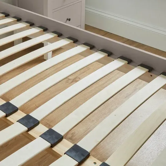 Bed Frame with Sprung Slats - Natural, Pine