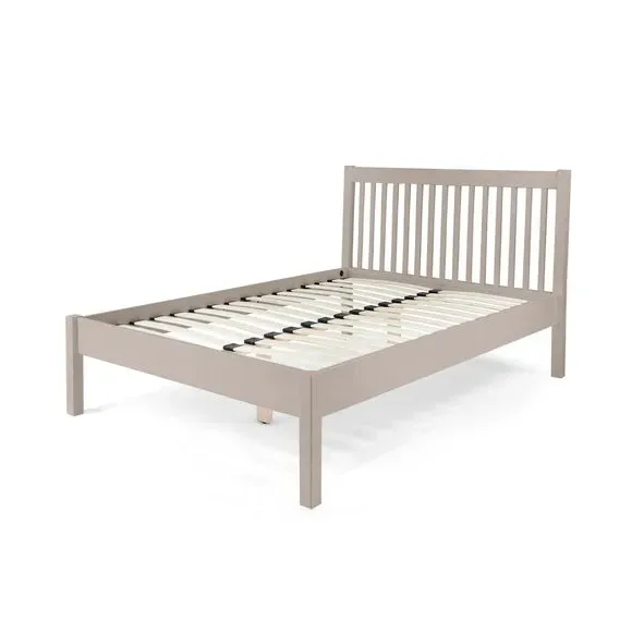 Bed Frame with Sprung Slats - Natural, Pine