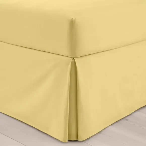 Bed Valance with 38cm Skirt - Primrose, Cotton image