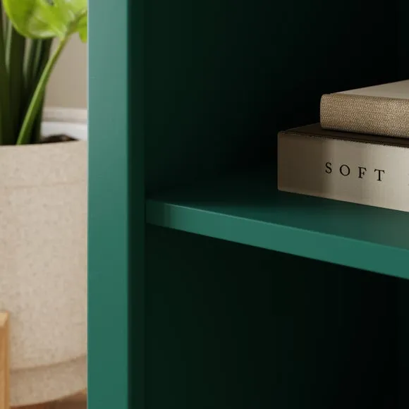 Bedside Table with Open Shelf - Emerald