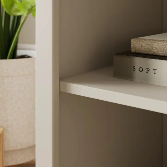 Bedside Table with Open Shelf - Natural