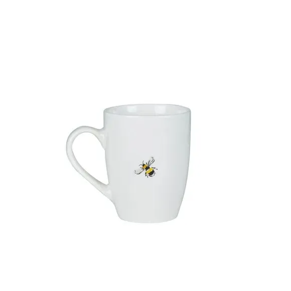 Bee Mug - White, Ceramic