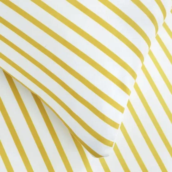 Bee Print Duvet Cover Set - Yellow, Microfibre
