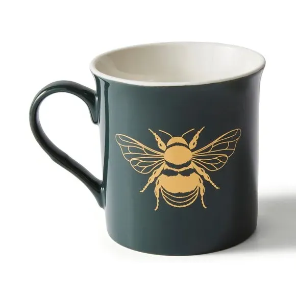 Bee Print Mug - Multicolor, Ceramic
