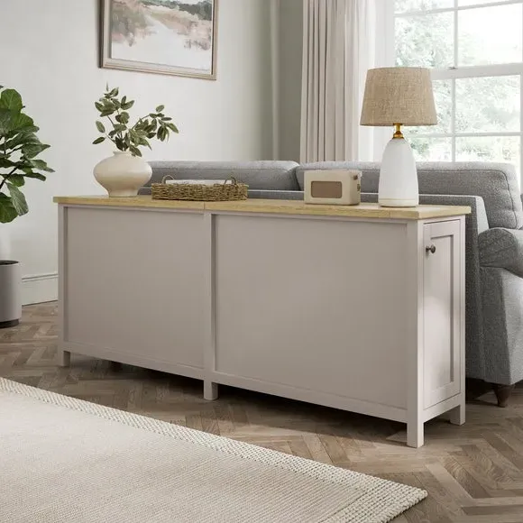 Behind Sofa Storage Unit - Stone, Wood image